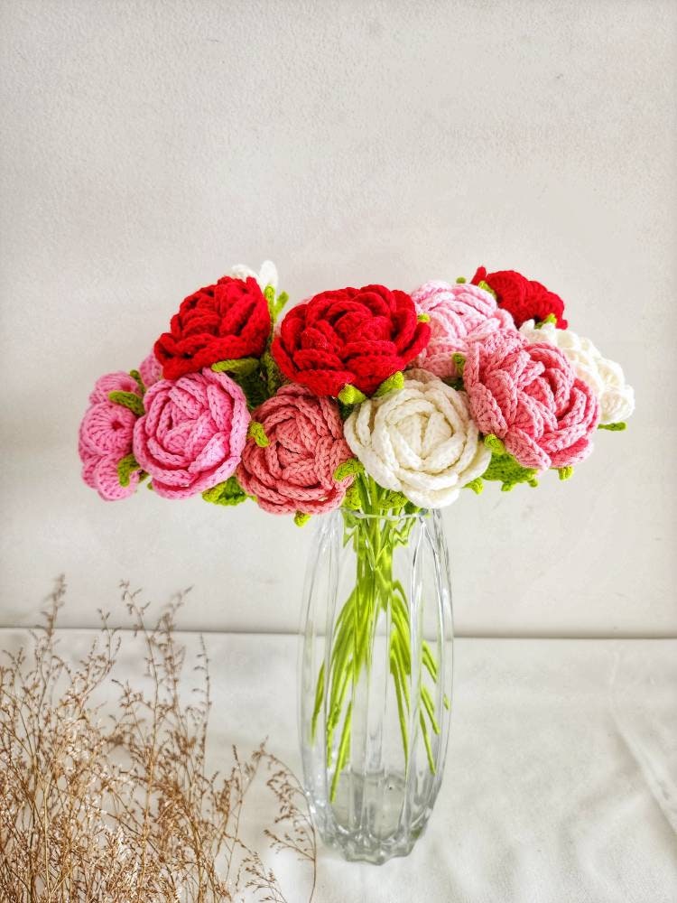 Crochet David Austin Rose