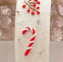 Christmas Embroidered Headband & Turban