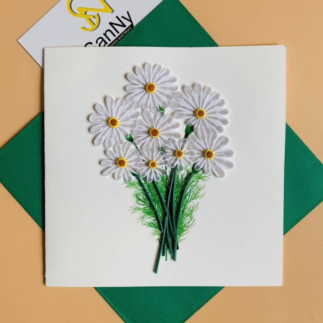 Flower Garden Quilling Card