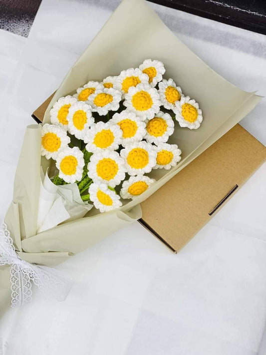 Crochet Daisy Branch